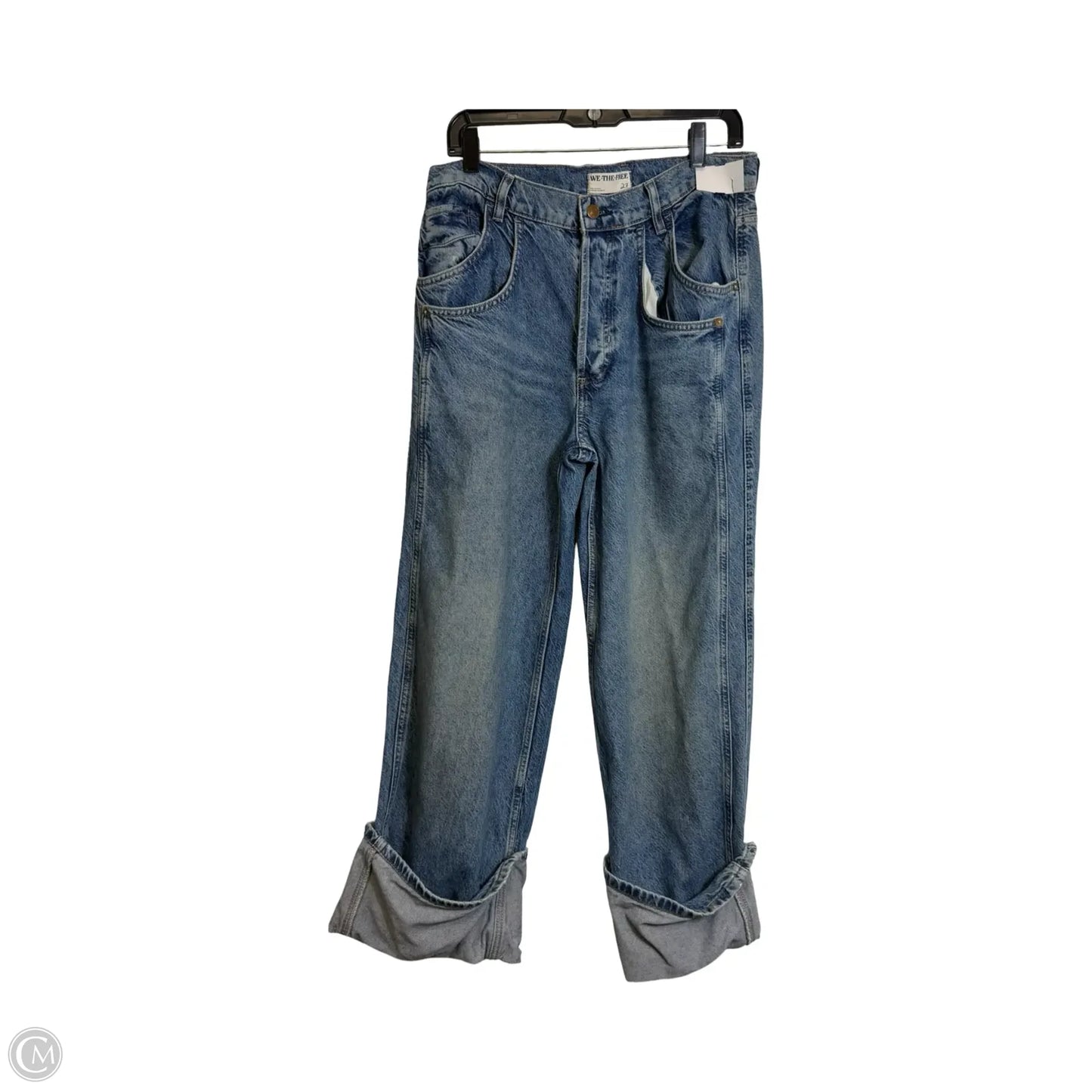 Jeans Wide Leg By We The Free In Blue Denim, Size: 6