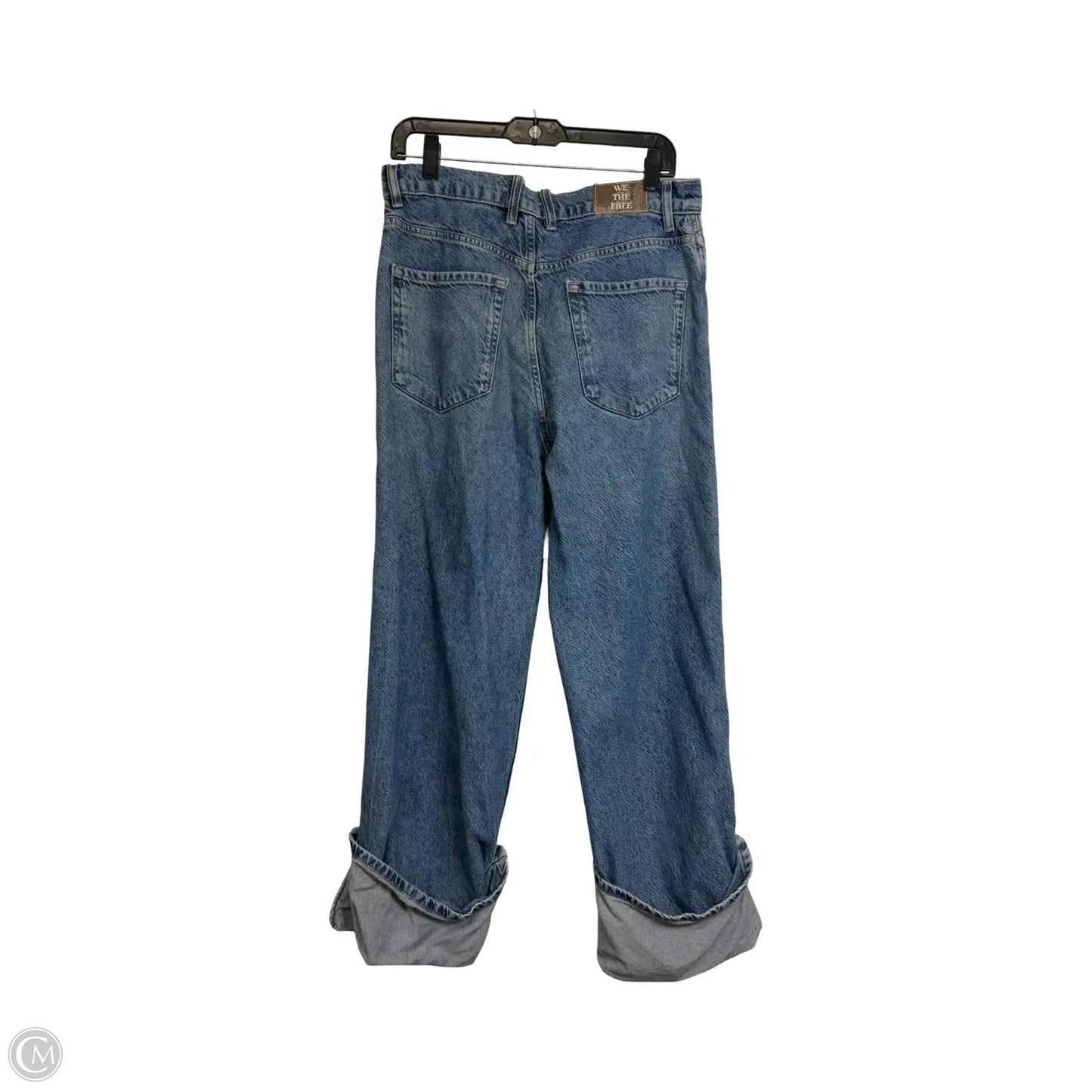 Jeans Wide Leg By We The Free In Blue Denim, Size: 6