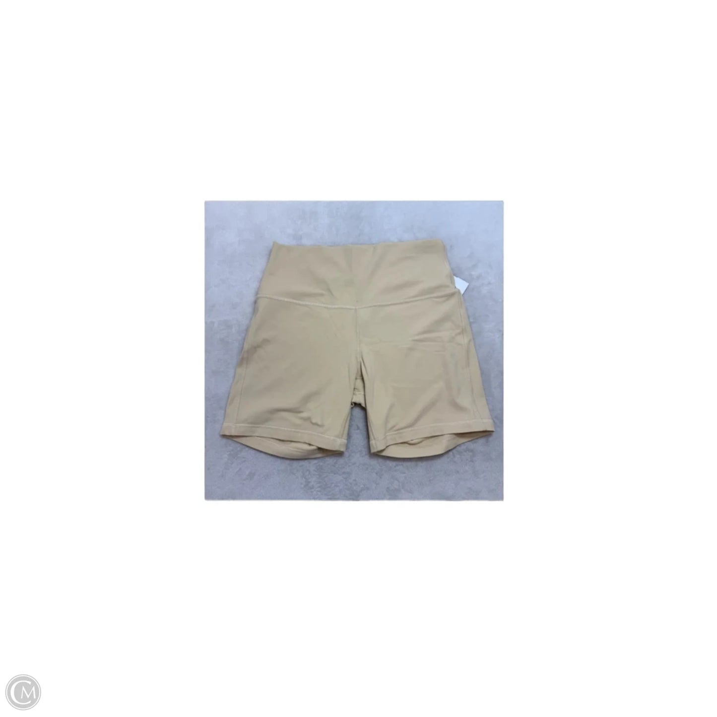 Athletic Shorts By Lululemon In Cream, Size: 10