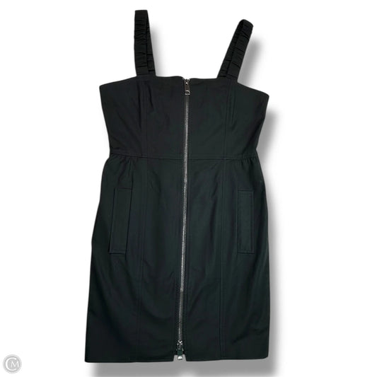 Zip front Dress Luxury Designer By Burberry In Black, Size: 8