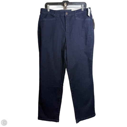 Jeans Wide Leg By Christopher And Banks In Blue Denim, Size: 12