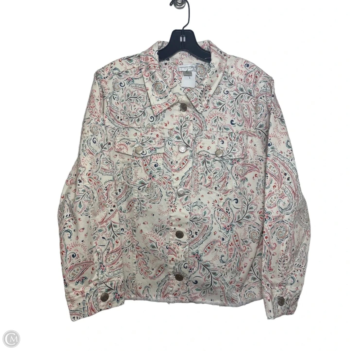 Jacket Denim By Christopher And Banks In Multi-colored, Size: Xl