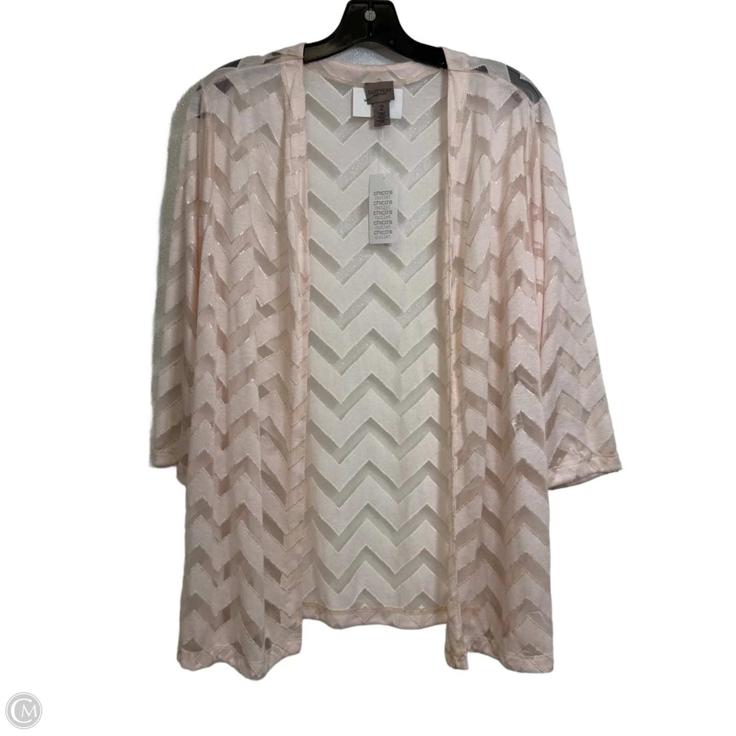Cardigan By Chicos In Pink, Size: L
