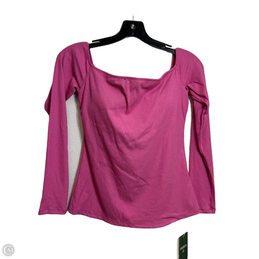 Athletic Top Long Sleeve Crewneck By Halara In Pink, Size: M