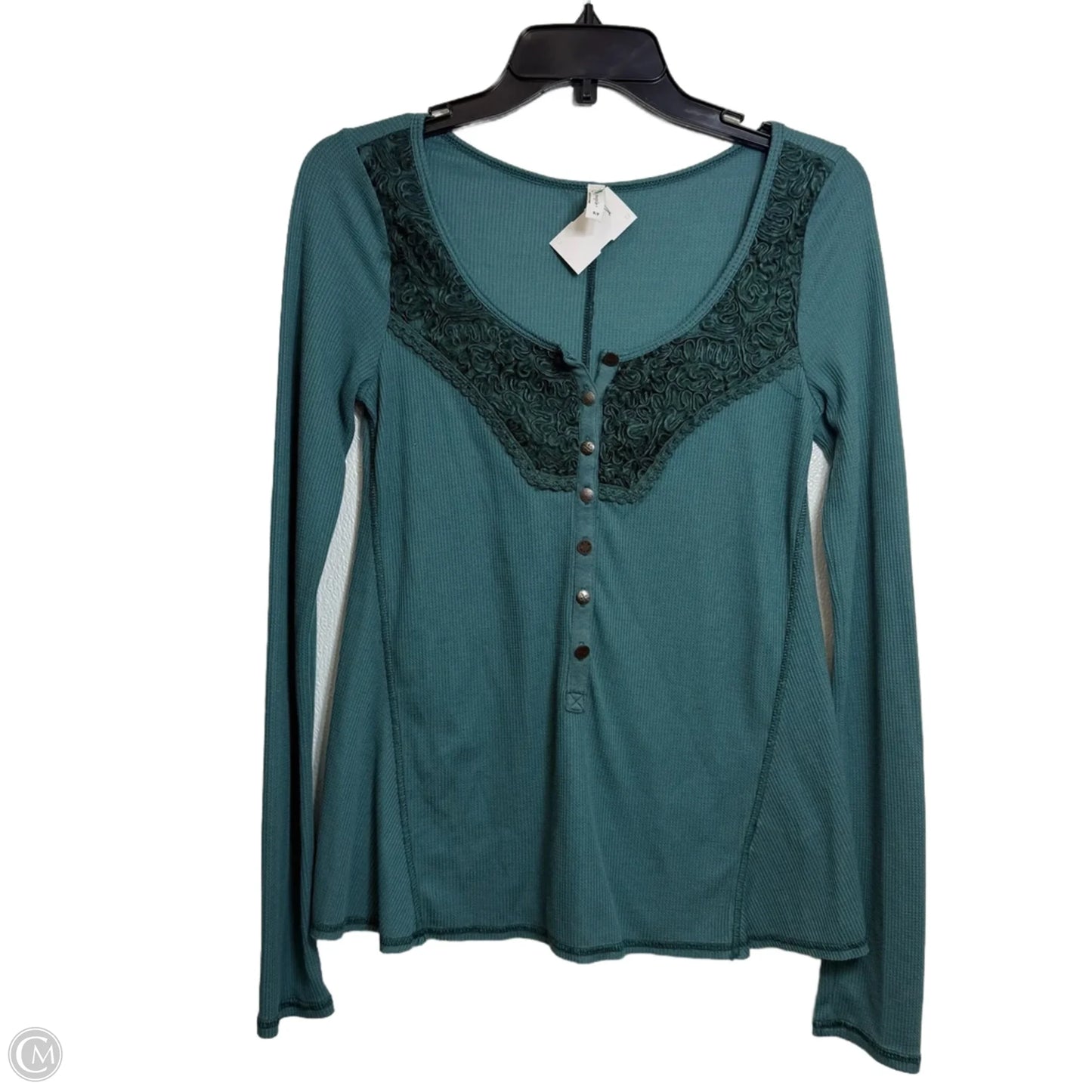 Top Long Sleeve Basic By Free People In Green, Size: S