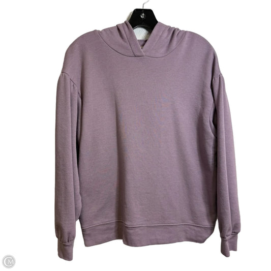 Sweatshirt Hoodie By Madewell In Purple, Size: S