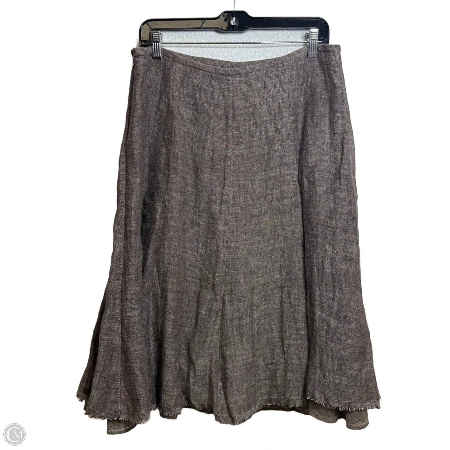 Skirt Midi By Eileen Fisher In Brown, Size: Xs