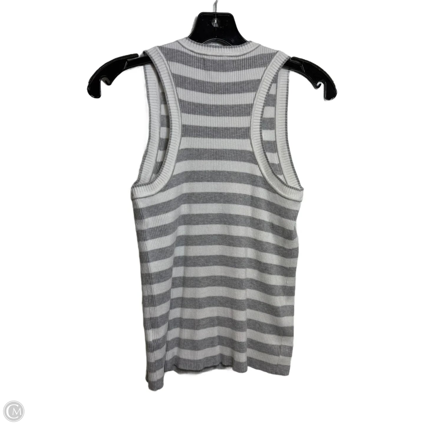 Top Sleeveless Designer By Halston In Striped Pattern, Size: S