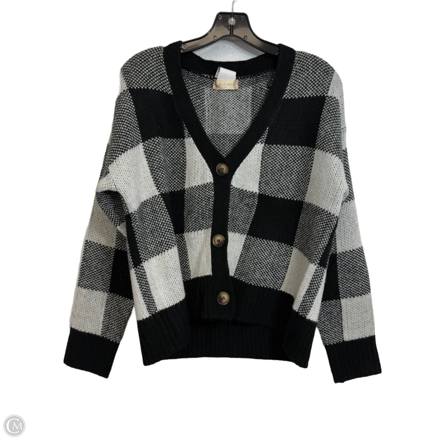 Cardigan By Altard State In Checkered Pattern, Size: M