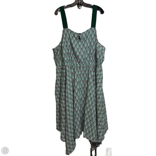 Dress Casual Maxi By Clothes Mentor In Green, Size: 4x