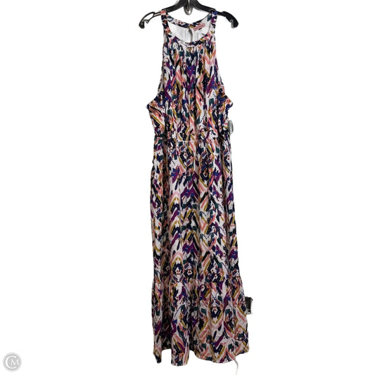 Dress Casual Maxi By Clothes Mentor In Multi-colored, Size: 5x