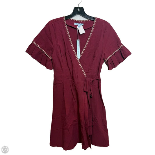 Dress Casual Short By She + Sky In Red, Size: S