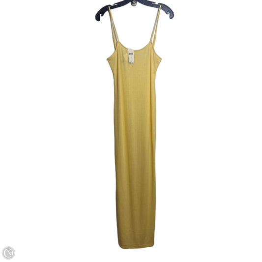 Dress Casual Maxi By Anthropologie In Yellow, Size: S