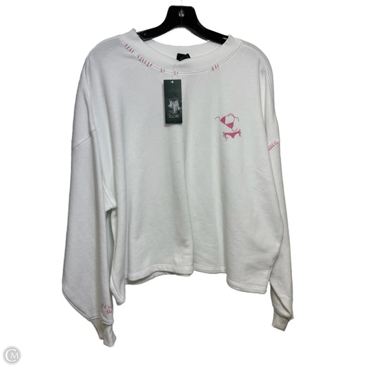 Sweatshirt Crewneck By Wild Fable In White, Size: Xl