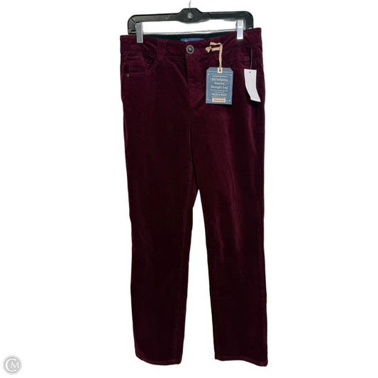 Pants Corduroy By Democracy In Maroon, Size: 8
