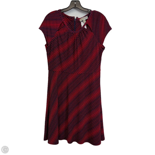 Dress Designer By Michael Kors In Red, Size: L