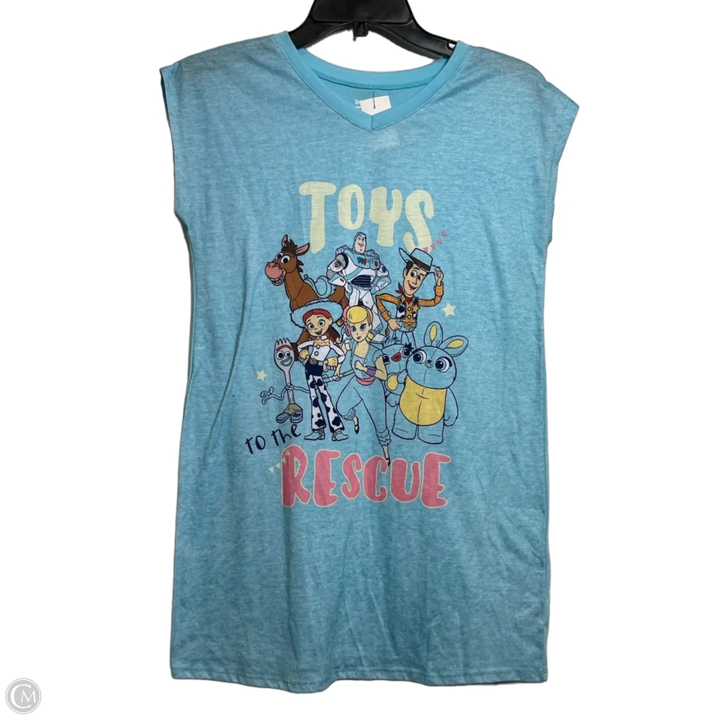 Toy Story Top Sleeveless Basic By Cmf In Blue, Size: 4x