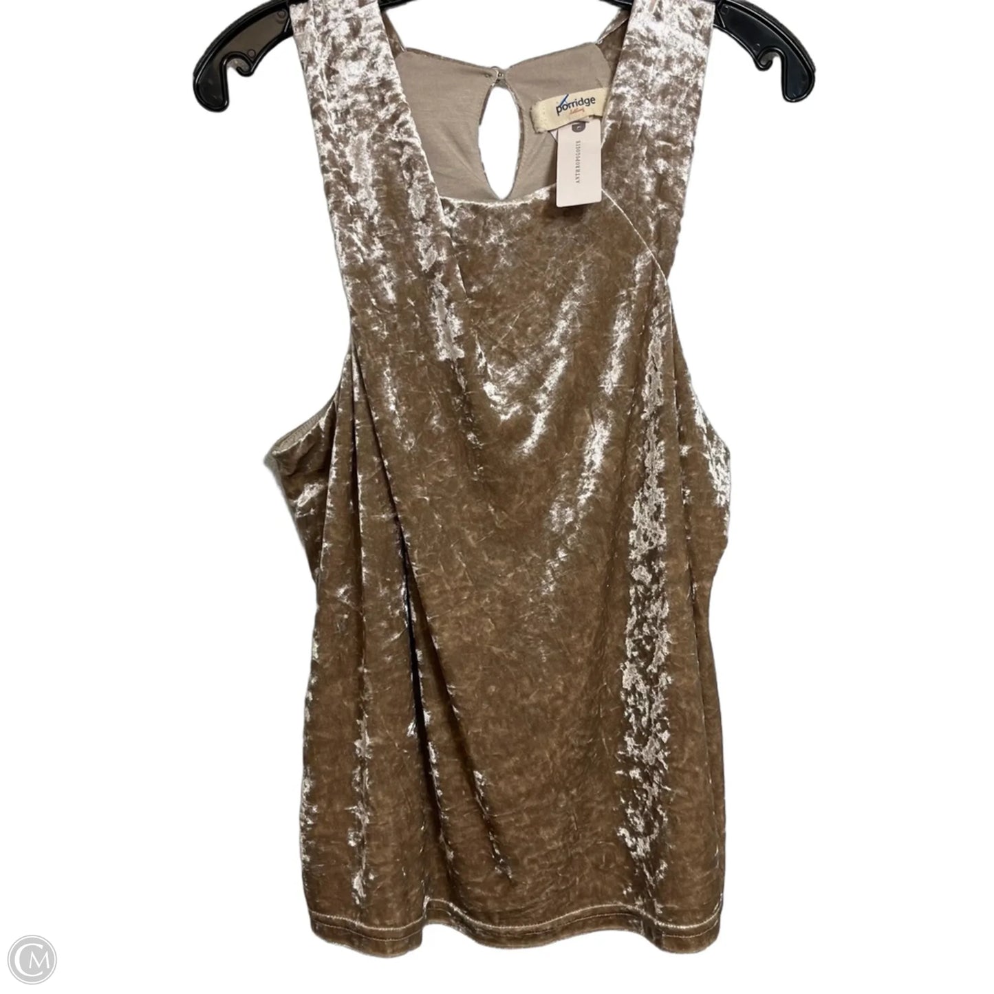 Top Sleeveless By Porridge In Tan, Size: L