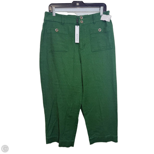 Pants Cropped By Chicos In Green, Size: 10