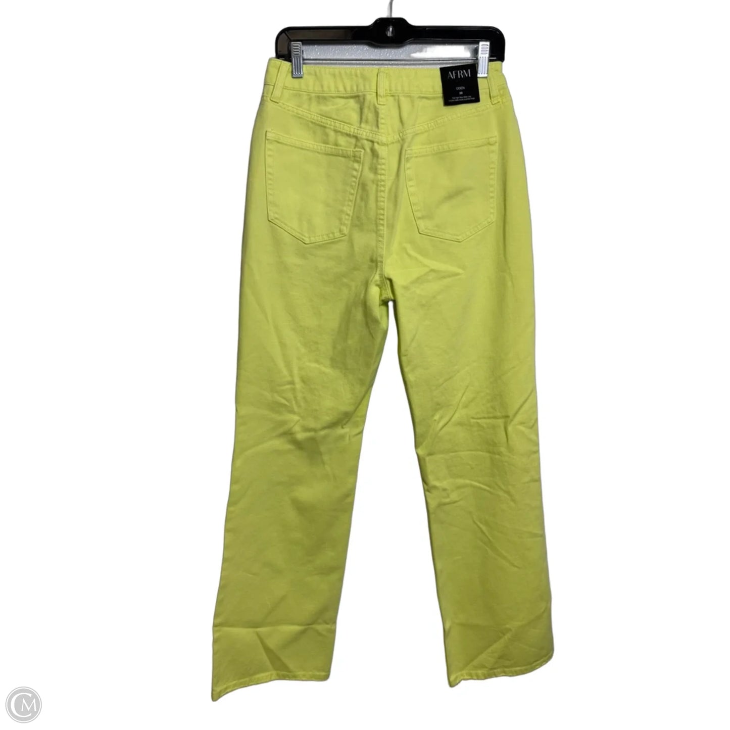 Jeans Flared By Afrm In Yellow, Size: 8