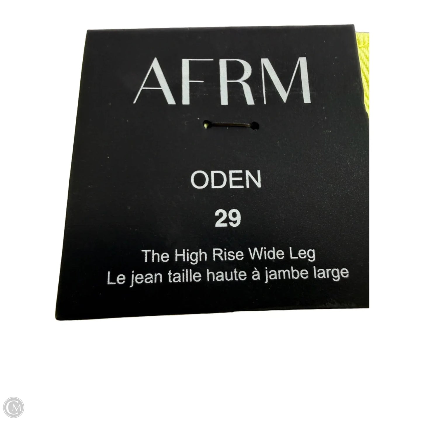 Jeans Flared By Afrm In Yellow, Size: 8