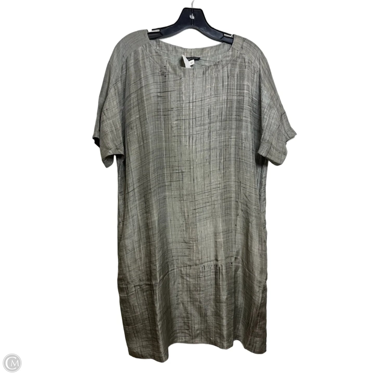 Dress Casual Short By Eileen Fisher In Grey, Size: S
