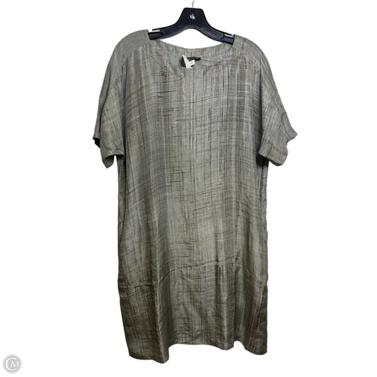 Dress Casual Short By Eileen Fisher In Grey, Size: S