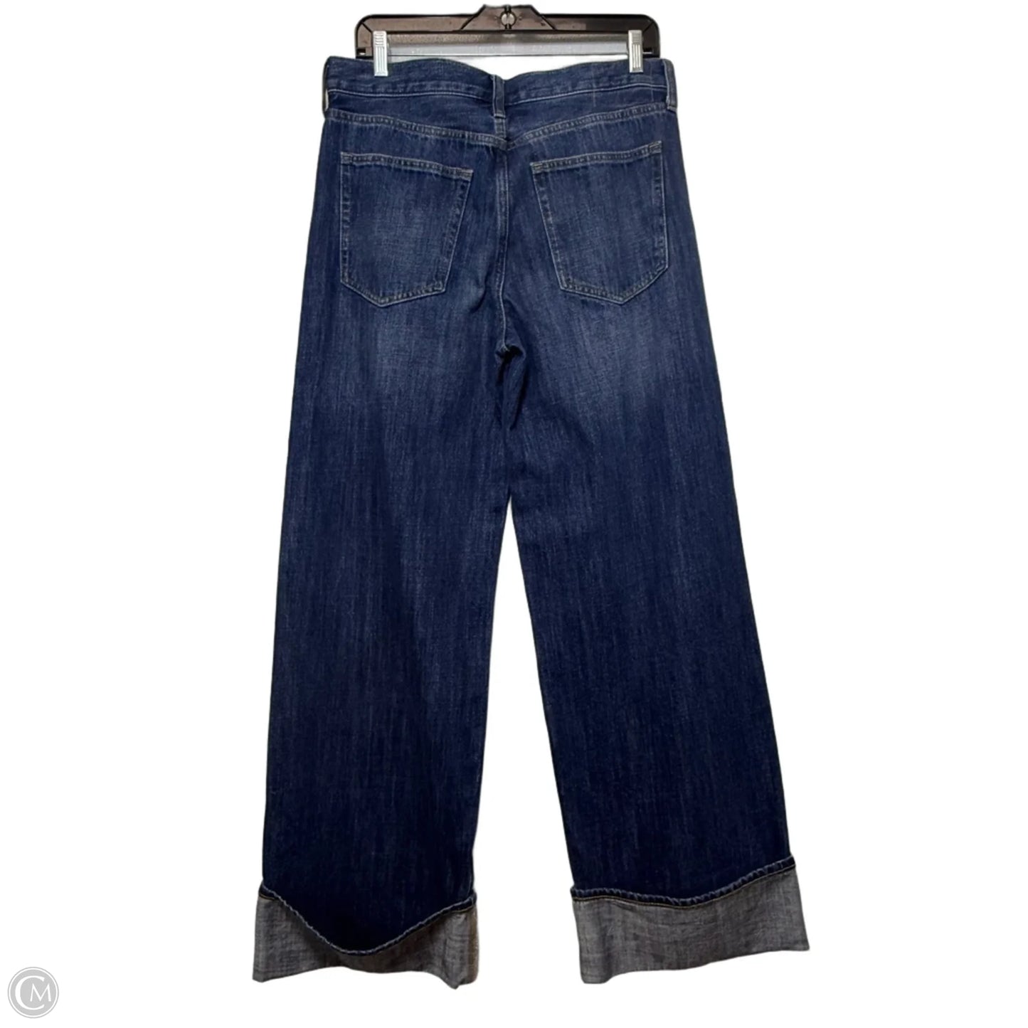 Jeans Wide Leg By J. Crew In Blue Denim, Size: 8