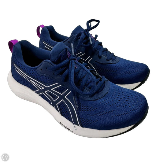 Shoes Sneakers By Asics In Navy, Size: 7