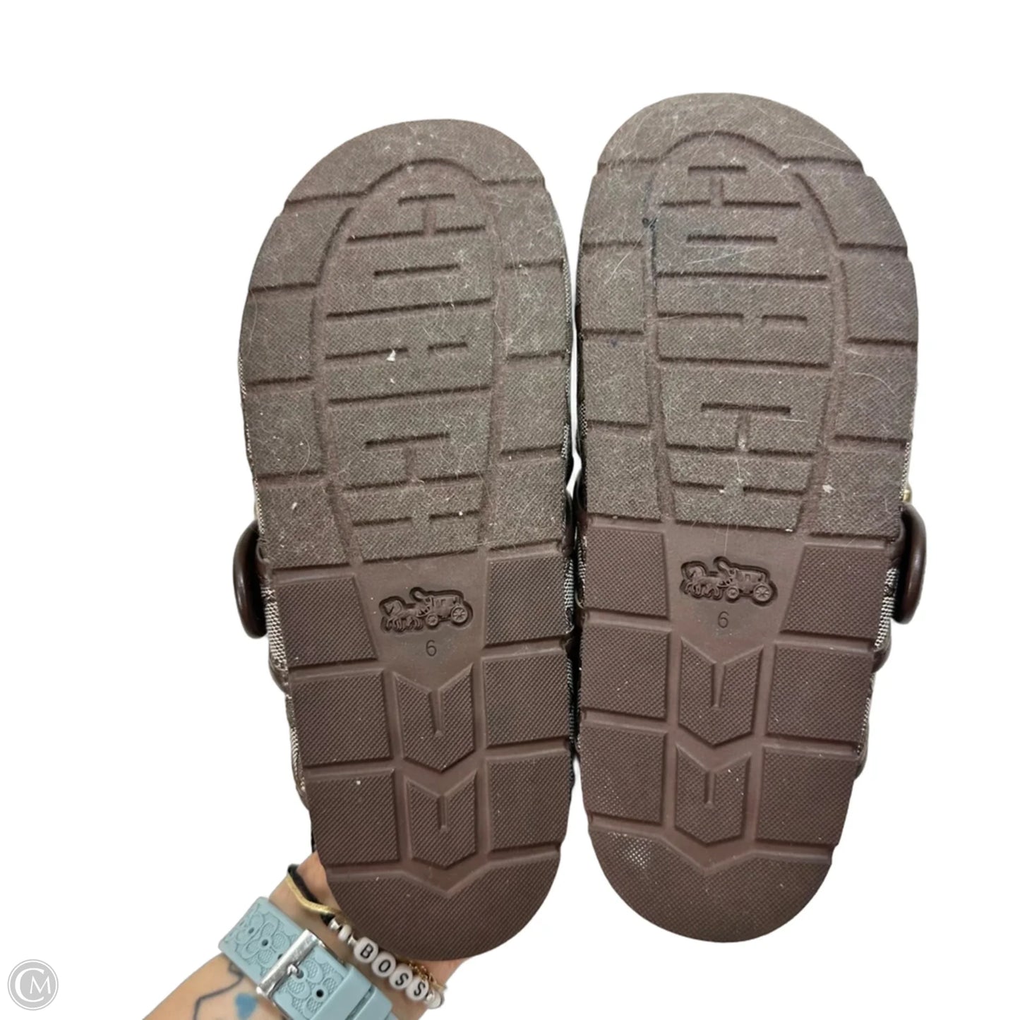 Shoes Designer By Coach In Brown, Size: 6