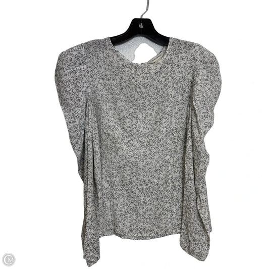 Top Long Sleeve By Club Monaco In White, Size: S
