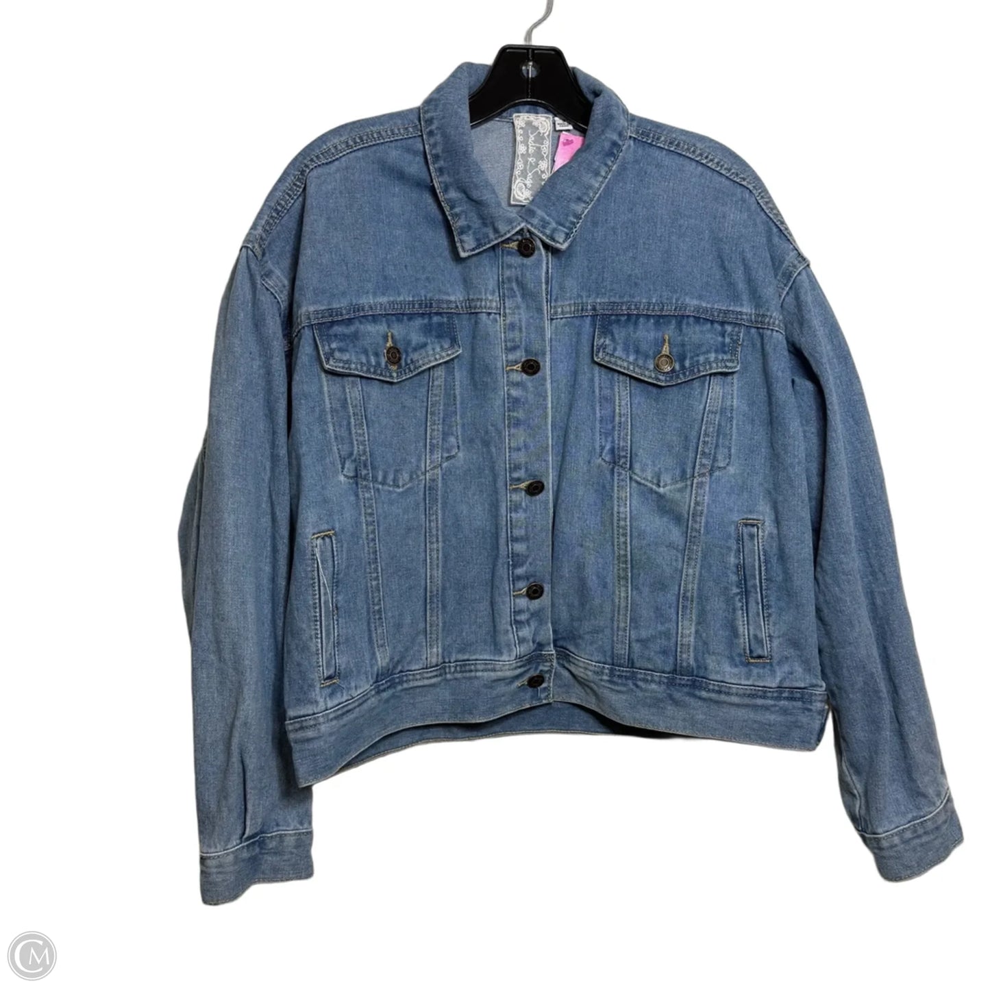 Jacket Denim By Clothes Mentor In Blue Denim, Size: S