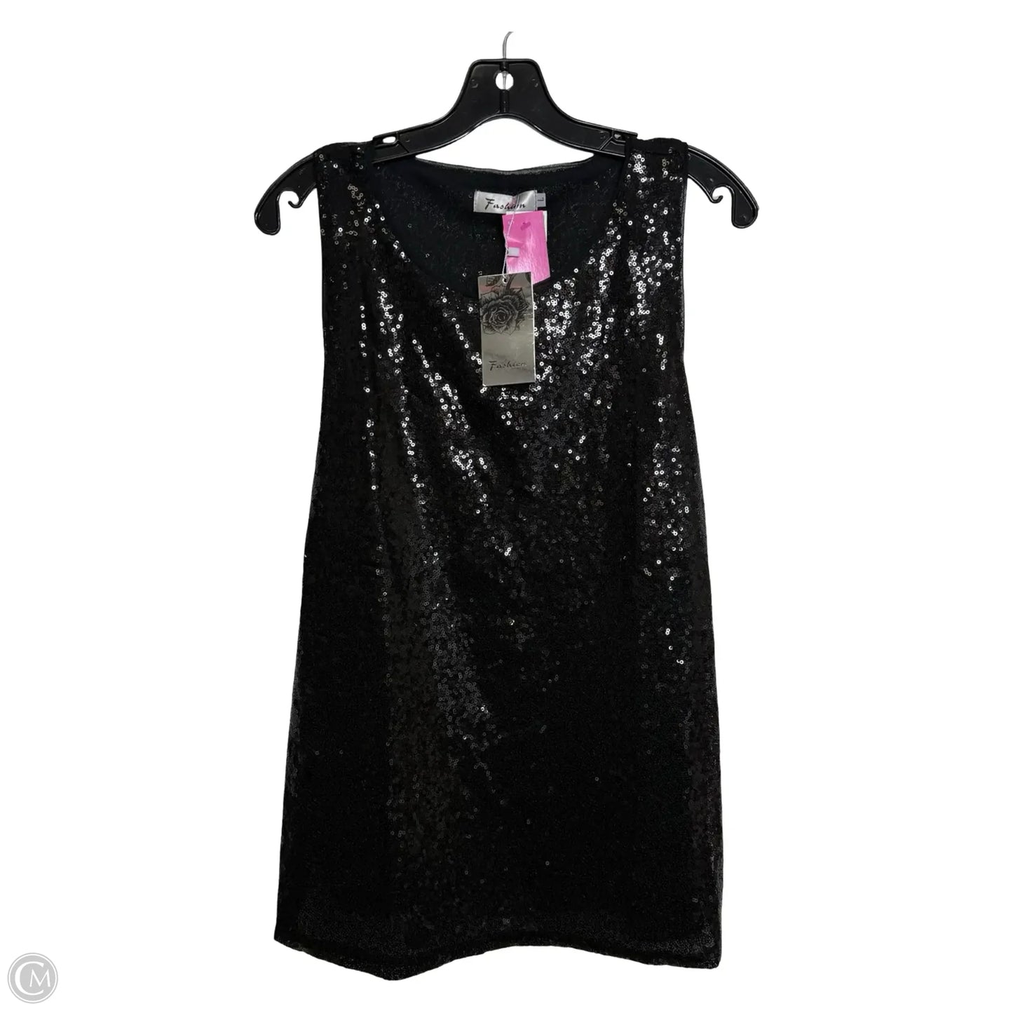 Top Sleeveless By Clothes Mentor In Black, Size: L