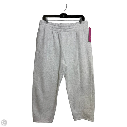 Athletic Pants By Under Armour In Grey, Size: L