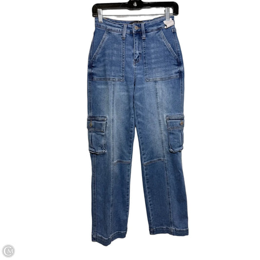 Jeans Straight By Judy Blue In Blue Denim, Size: 0