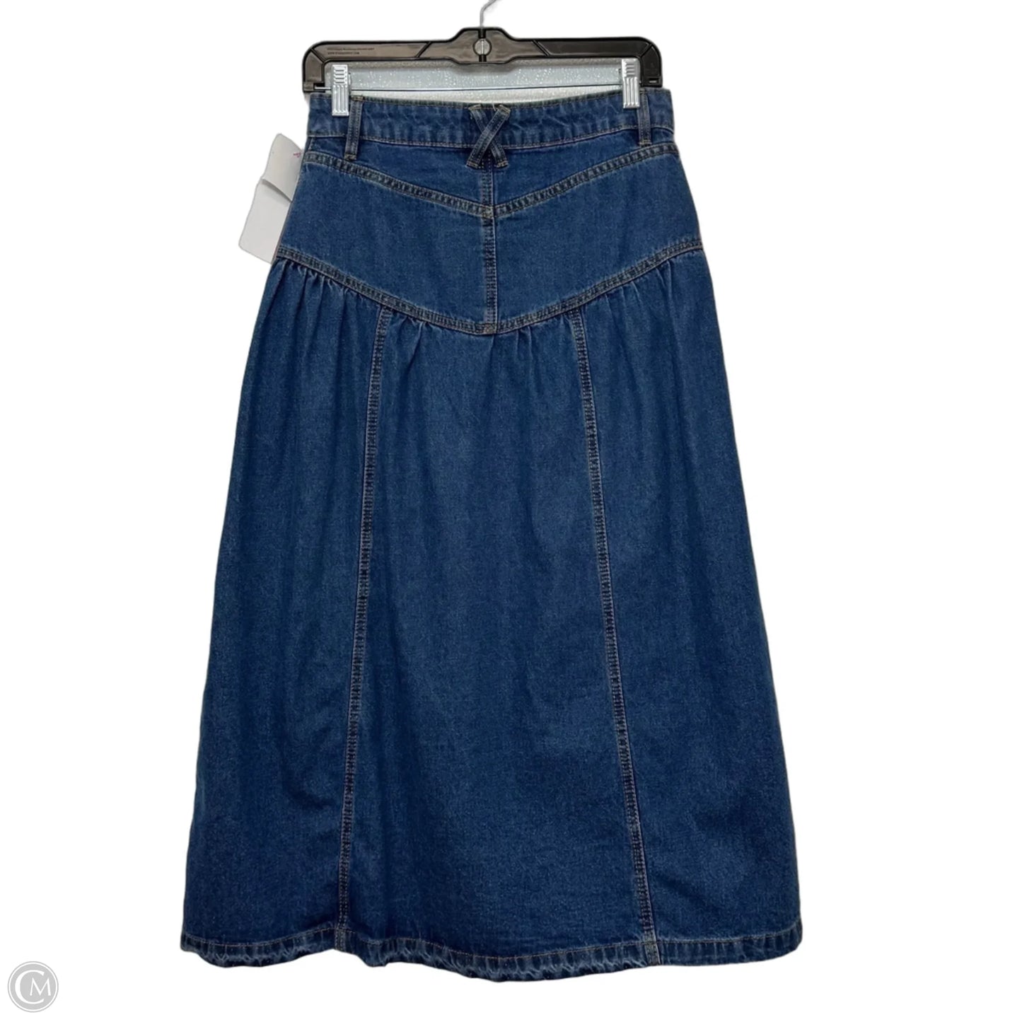 Skirt Maxi By Kimichi Blue In Blue Denim, Size: S