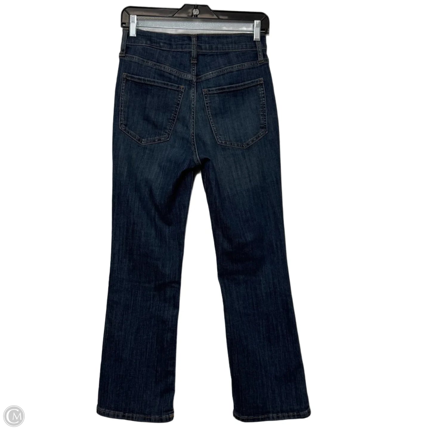 Jeans cropped bootcut By Banana Republic In Blue Denim, Size: 0