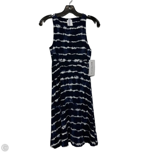 Dress Casual Maxi By Athleta In Blue & White, Size: Xs