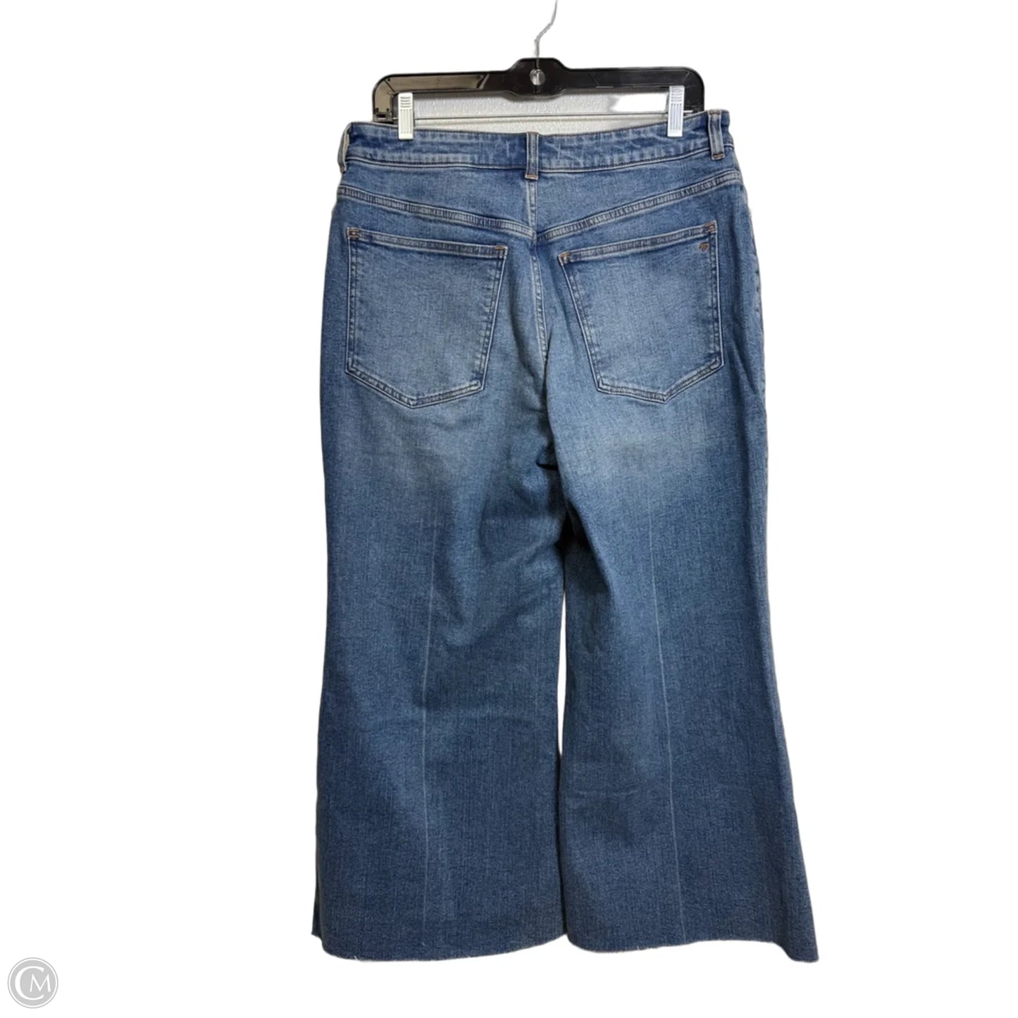 Jeans Wide Leg By Madewell In Blue Denim, Size: 10
