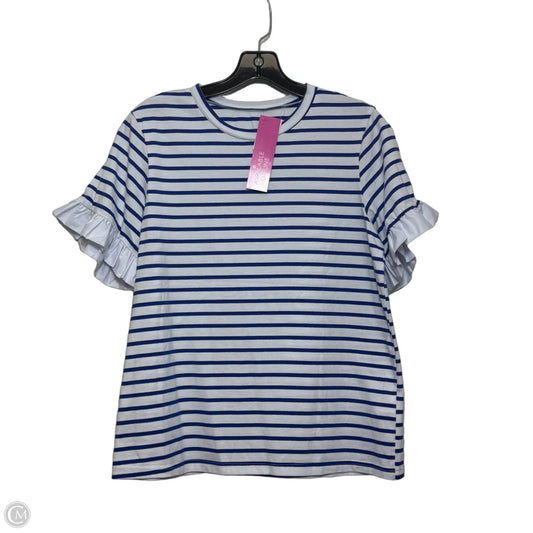 Top Short Sleeve By Clothes Mentor In Striped Pattern, Size: M