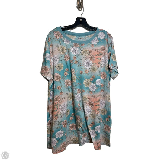 Top Short Sleeve By Torrid In Floral Print, Size: 2x
