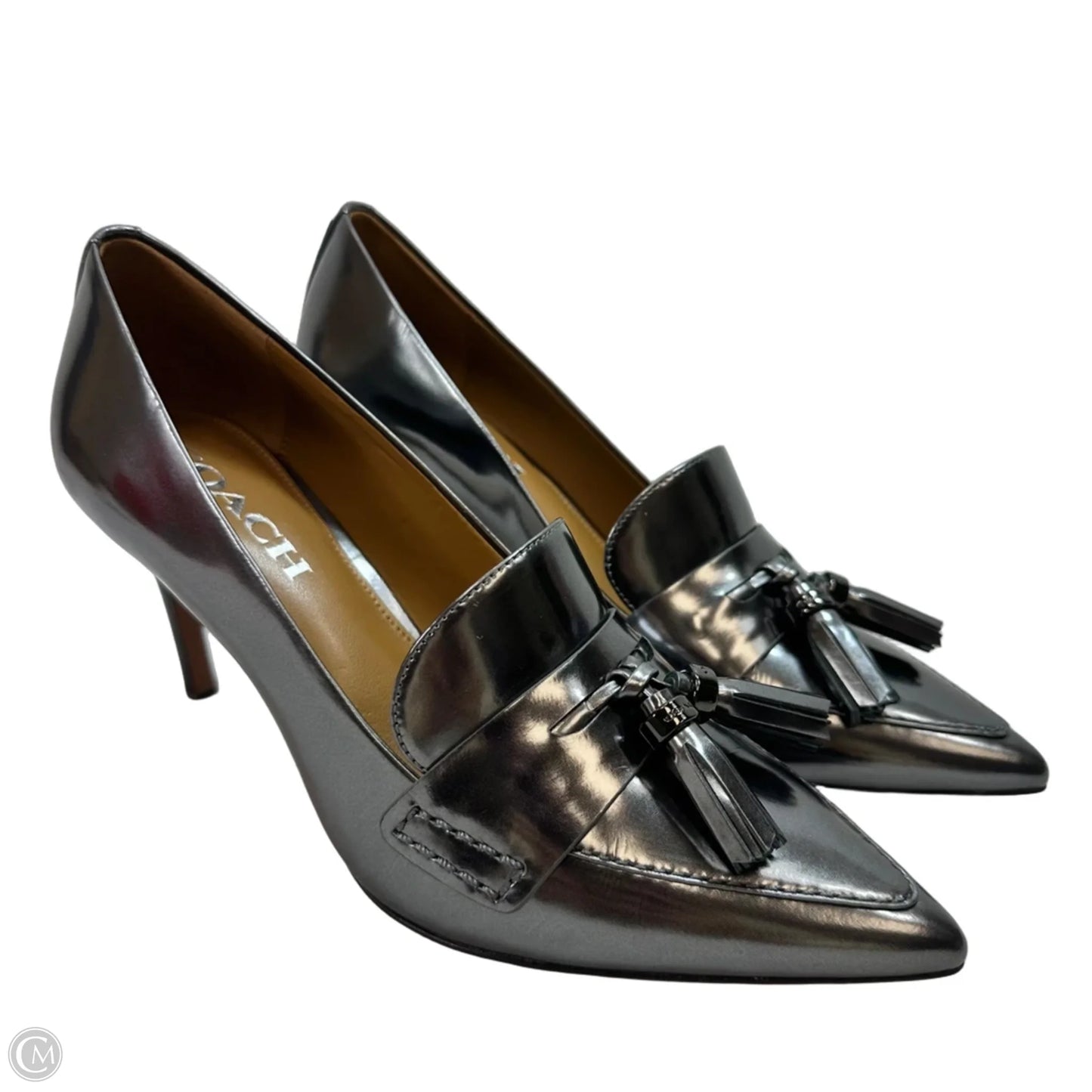 Shoes Designer By Coach In Grey, Size: 7