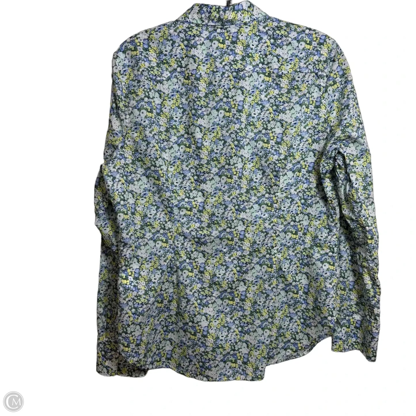 Top Long Sleeve By J. Crew In Floral Print, Size: M
