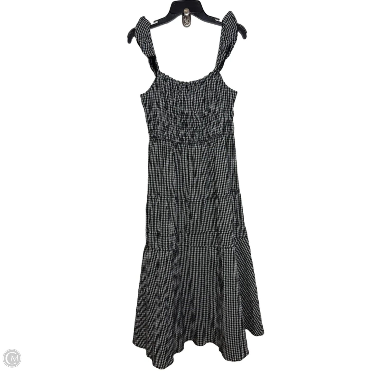 Dress Casual Maxi By Moon River In Checkered Pattern, Size: M