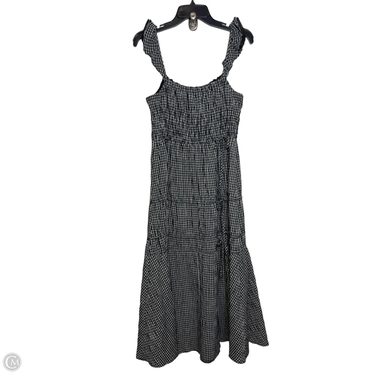 Dress Casual Maxi By Moon River In Checkered Pattern, Size: M