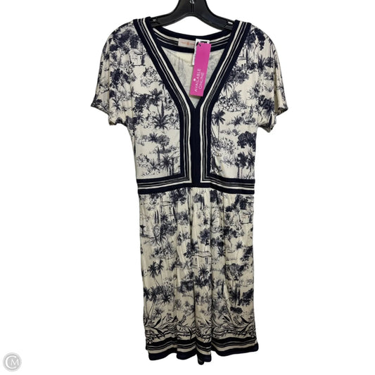 Dress Designer By Tory Burch In Blue & White, Size: S