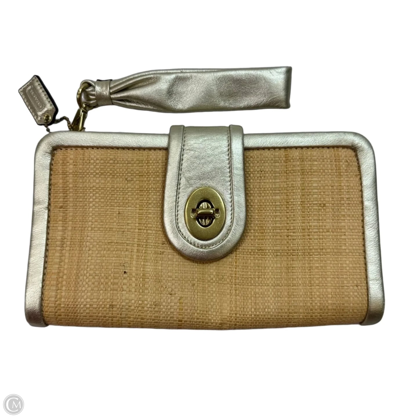 Clutch Designer By Coach, Size: Small