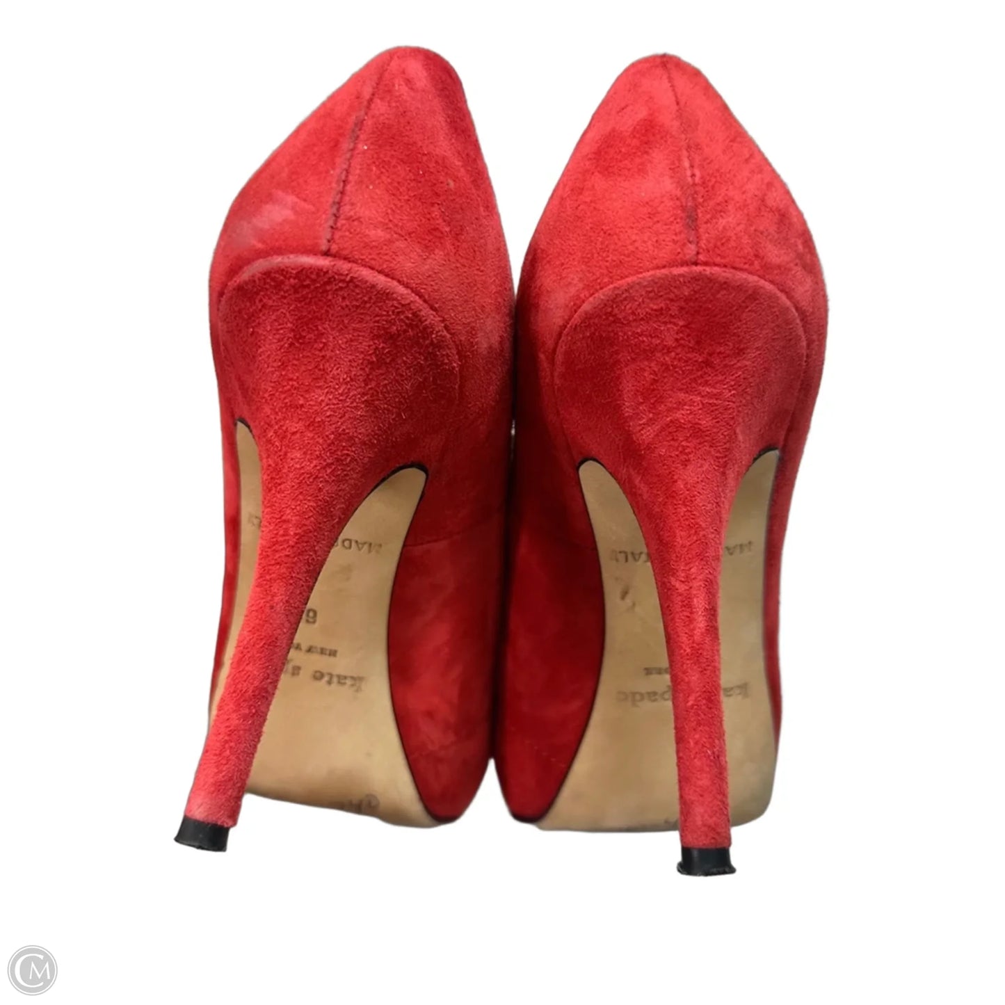 Shoes Designer By Kate Spade In Red, Size: 6.5