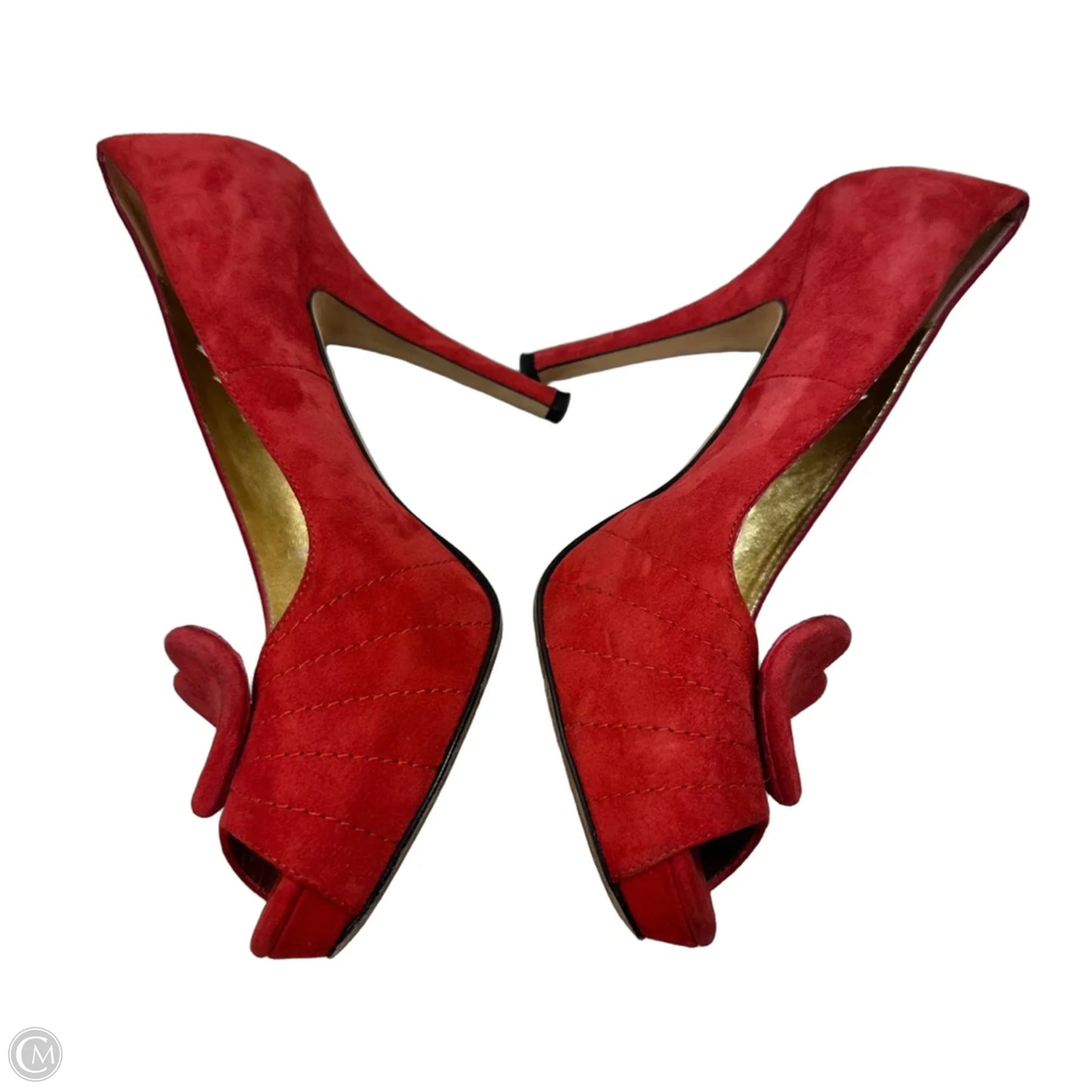 Shoes Designer By Kate Spade In Red, Size: 6.5