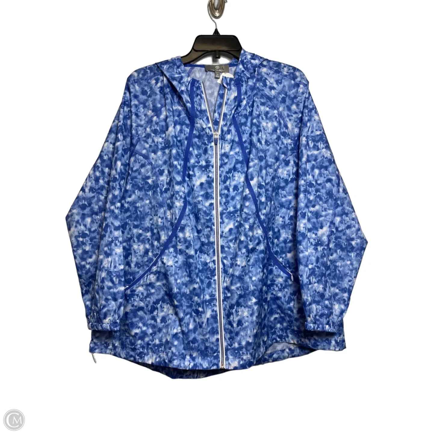 Jacket Other By Talbots In Blue & White, Size: 2x